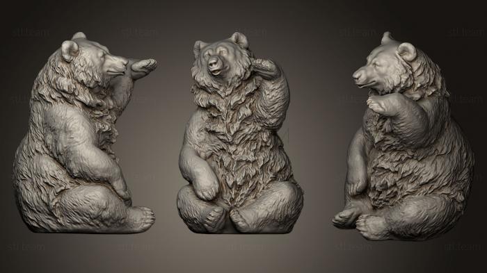 Статуэтки животных Медведь